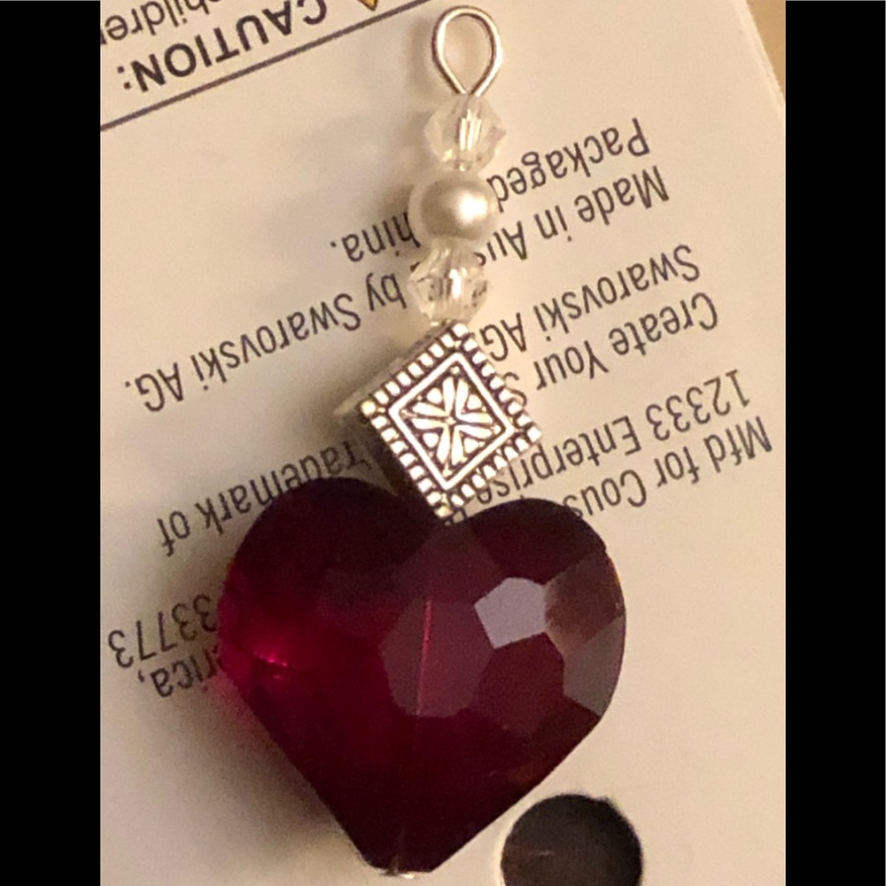 Beautiful Red Heart Necklace
